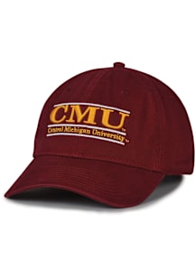 Central Michigan Chippewas Team Color Bar Adjustable Hat - Maroon