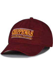 Central Michigan Chippewas Team Color Bar Adjustable Hat - Maroon