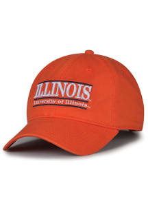 Illinois Fighting Illini Orange Team Color Bar Adjustable Hat