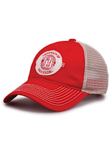 Houston Cougars Circle Trucker Adjustable Hat - Red