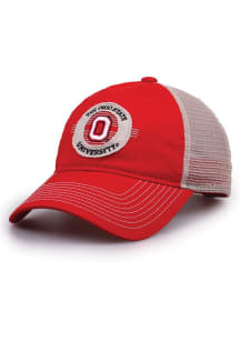 Ohio State Buckeyes Red Circle Trucker Adjustable Hat