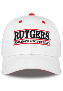 Rutgers Scarlet Knights Retro Bar Adjustable Hat - White