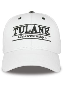 Tulane Green Wave Retro Bar Adjustable Hat - White