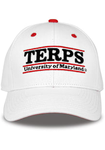 Maryland Terrapins Retro Bar Adjustable Hat - White