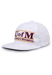 Retro Bar Minnesota Golden Gophers Mens Snapback - White