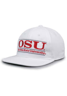 Retro Bar Ohio State Buckeyes Mens Snapback - White
