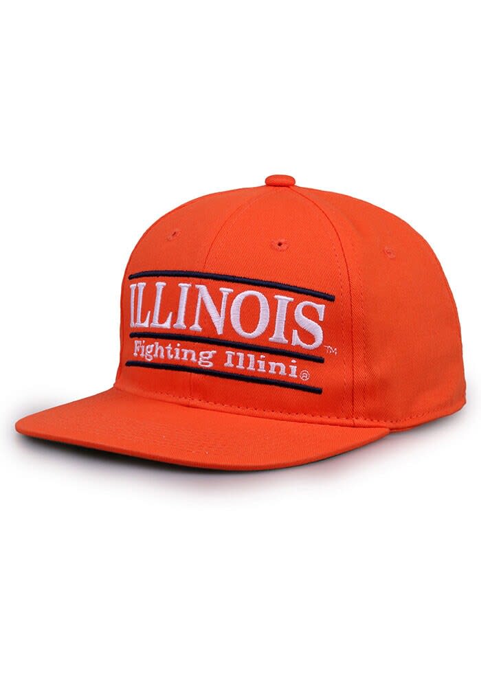 80s University Of Illinois orders Fightin Illini Snap Back Hat