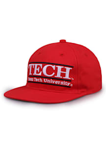 Texas Tech Red Raiders Red Retro Bar Mens Snapback Hat