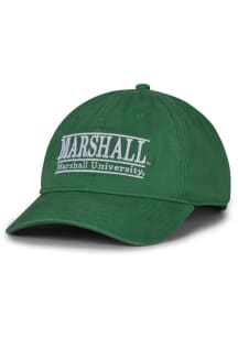 Marshall Thundering Herd Relaxed Retro Bar Adjustable Hat - Green