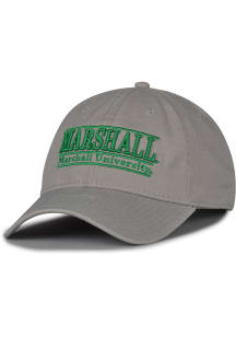 Marshall Thundering Herd Relaxed Retro Bar Adjustable Hat - Grey