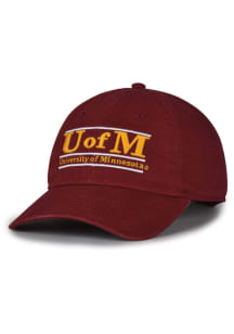 Minnesota Golden Gophers Maroon Relaxed Retro Bar Design Adjustable Hat