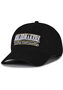 Purdue Boilermakers Relaxed Retro Bar Adjustable Hat - Black
