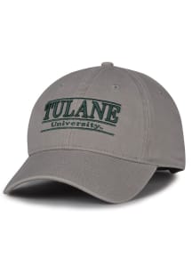 Tulane Green Wave Relaxed Retro Bar Adjustable Hat - Grey