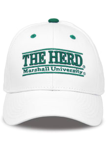 Marshall Thundering Herd Retro Bar Nickname Adjustable Hat - White