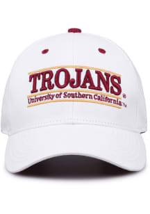 USC Trojans White Retro Bar Nickname Adjustable Hat