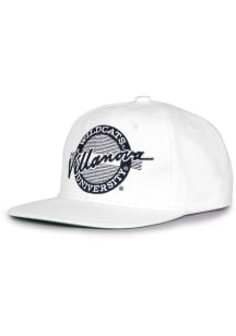 Villanova Wildcats White Retro Circle Mens Snapback Hat