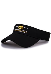 Split Bar Iowa Hawkeyes Mens Adjustable Visor - Black