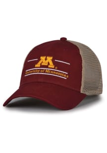 Minnesota Golden Gophers Maroon Split Bar Trucker Adjustable Hat