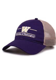 Washington Huskies Purple Split Bar Trucker Adjustable Hat