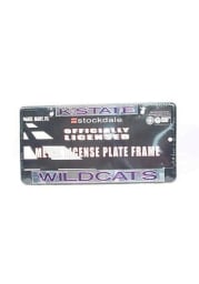 K-State Wildcats Black Metal License Frame