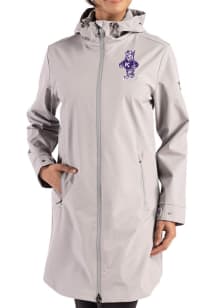 Womens K-State Wildcats Grey Cutter and Buck Camano Light Weight Jacket