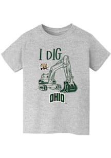 Vive La Fete Ohio Bobcats Youth Grey Excavator Short Sleeve T-Shirt
