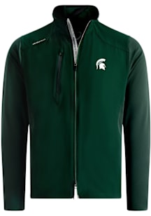 Zero Restriction Michigan State Spartans Mens Green Z710 Medium Weight Jacket