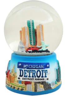 Detroit 45mm Blue Skyline Water Globe