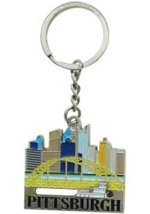 Pittsburgh Skyline Sliding Keychain
