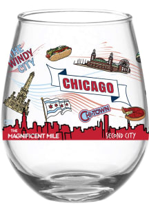 Chicago 15oz Stemless Wine Glass