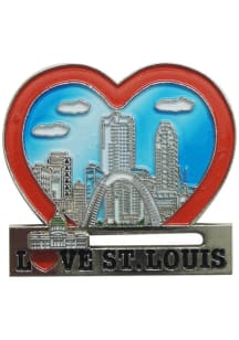 St Louis Sliding Heart Magnet