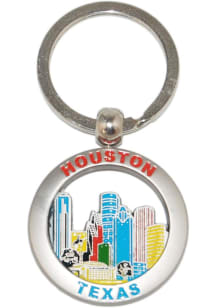 Houston Skyline Cut Out Keychain