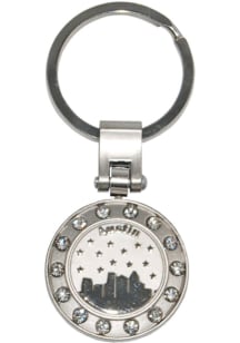 Austin Multi Diamond Skyline Keychain