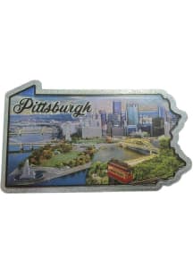 Pittsburgh State Shape Magnet
