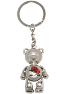 Austin Cowboy Hat Bear Keychain