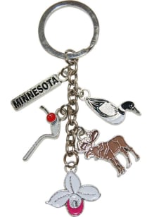 Minnesota 5 Dangle Keychain