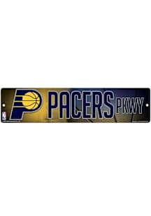Indiana Pacers Street Sign - Navy Blue