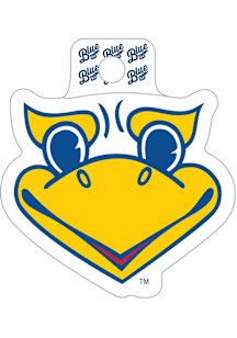 Kansas Jayhawks Juniors Mascot Fashion Stickers - Red