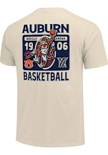 Auburn Tigers Ivory Currency Basketball Short Sleeve T Shirt