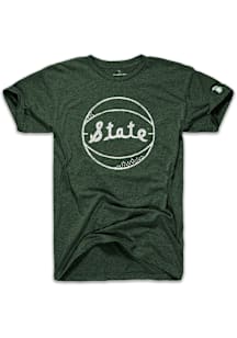Michigan State Spartans Green The Mitten State Basketball State Short Sleeve Fashion T Shirt