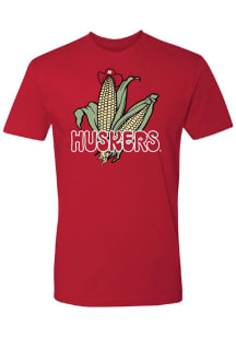 Nebraska Cornhuskers Corn Short Sleeve T Shirt - Red