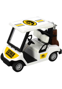 White Iowa Hawkeyes Logo Golf Cart Toy Car