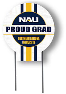 Northern Arizona Lumberjacks KH Sports Fan Grad graduation graphic Yard Sign - White