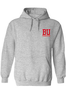 Vive La Fete Boston Terriers Womens Ash Impressions Hooded Sweatshirt