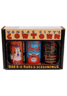 Kansas City's Cowtown Bar-B-Q Rubs &amp; Seasonings 3-Pack Gift Box