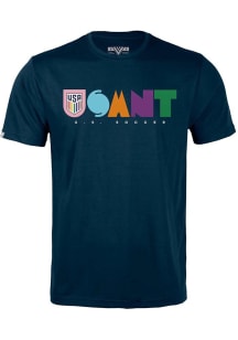 Levelwear USMNT Navy Blue Richmond Full On Short Sleeve T Shirt