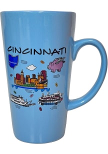 Cincinnati Blue Java Ceramic Mug - Blue