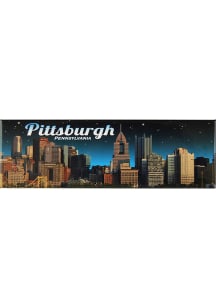 Pittsburgh Skyline at Night Magnet