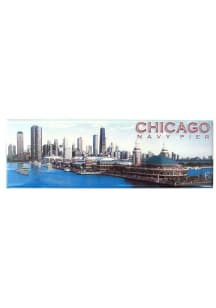 Chicago Navy Pier Skyline Magnet