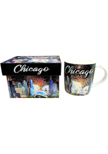 Chicago City 12oz Skyline Fireworks Mug